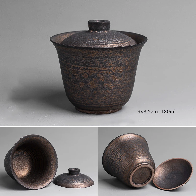 Style A TANGPIN керамический чайник Gaiwan, чайная чашка ручной работы chawan китайский чайный набор кунг-фу посуда для напитков - Цвет: Style A