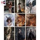 Набор для рисования по номерам на холсте, аниме, Китай