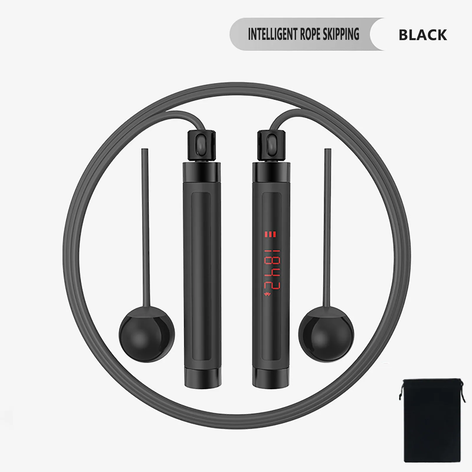 Регулируемая умная Беспроводная Скакалка для упражнений с быстрым счетчиком