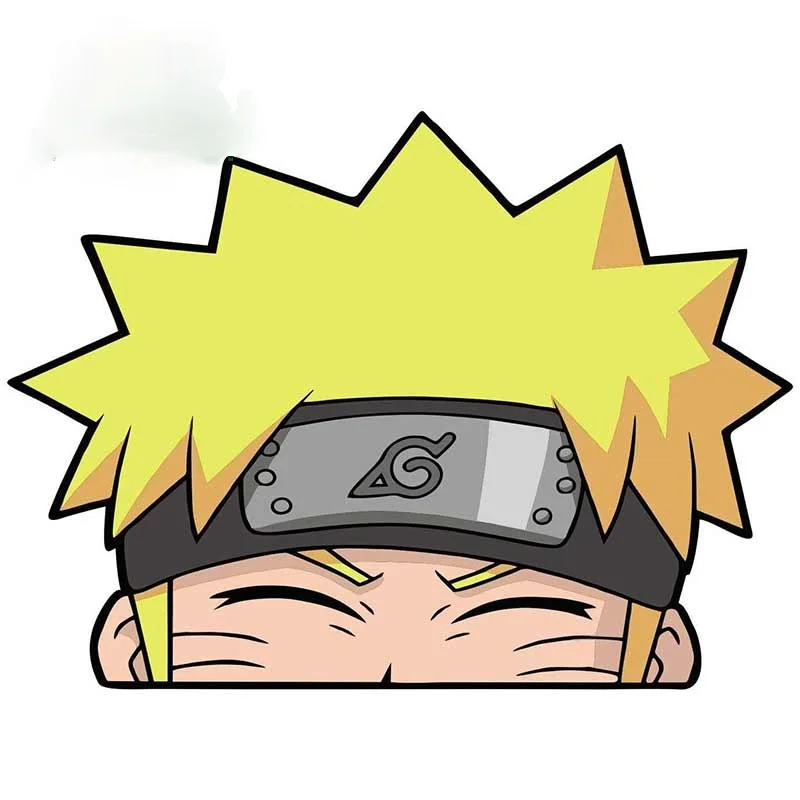 

for Uzumaki Smiling Peeker Car Sticker Bumper Decoration Motorcycle JDM Assessoires VAN Decoration Waterproof Decal
