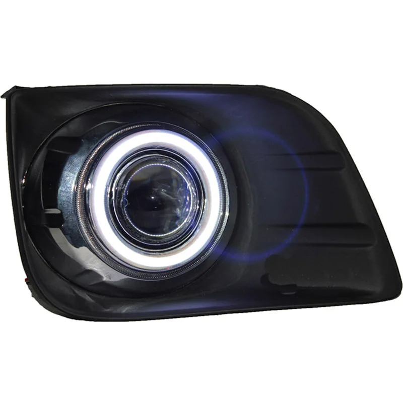 Превосходная светодиодный лампы Противотуманные фары COB источник Ангел глаз