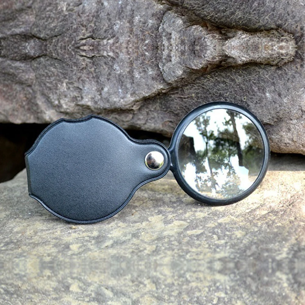 Новинка 8X Мини карманная Складная ручная лупа для чтения увеличительное стекло
