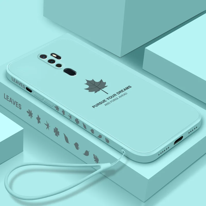 Чехол для OPPO Realme X2 Pro XT, Мягкий защитный чехол из жидкого силикона с Кленовым листом для OPPO F9 Pro F1S Reno 2 2Z 5 10X ZOOM