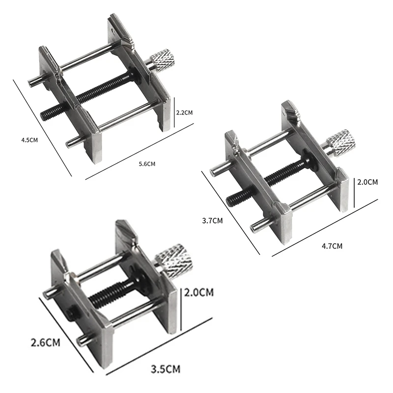 

Watch Repair Kit, 3Pcs/Set Metal Watch Movement Fixed Base Holder Accessories Repairing Tool for Watchmaker