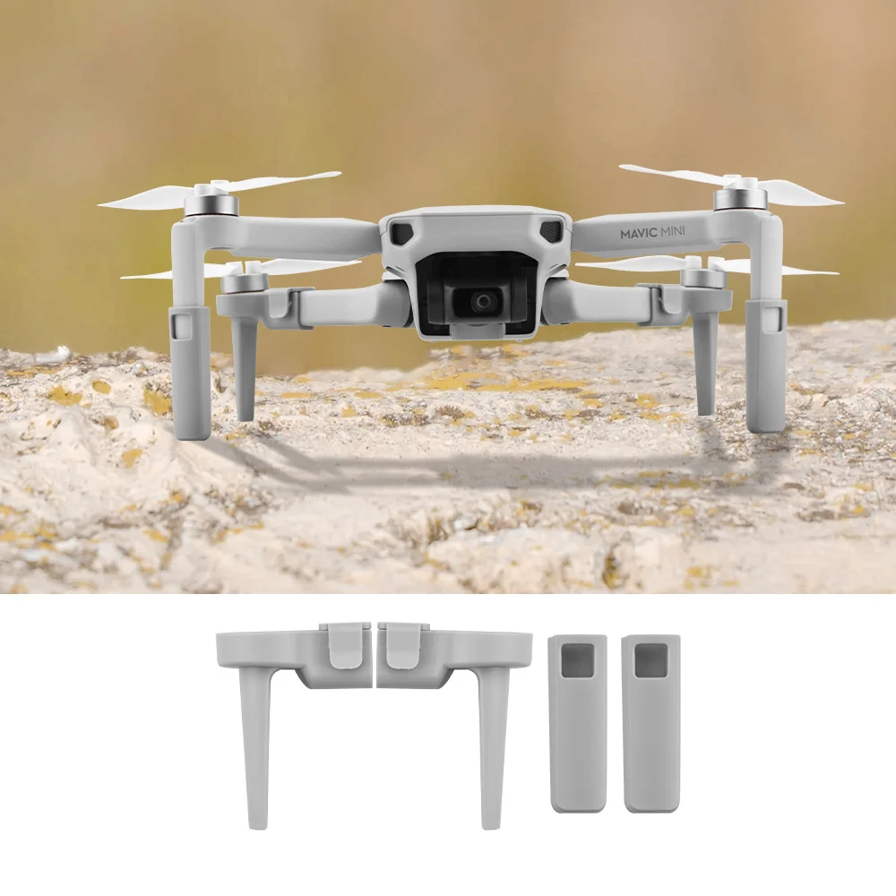 

Защитная подставка для ног для DJI Mavic Mini/Mini 2, амортизирующая посадочная шестерня, передний задний удлинитель, аксессуары для дрона