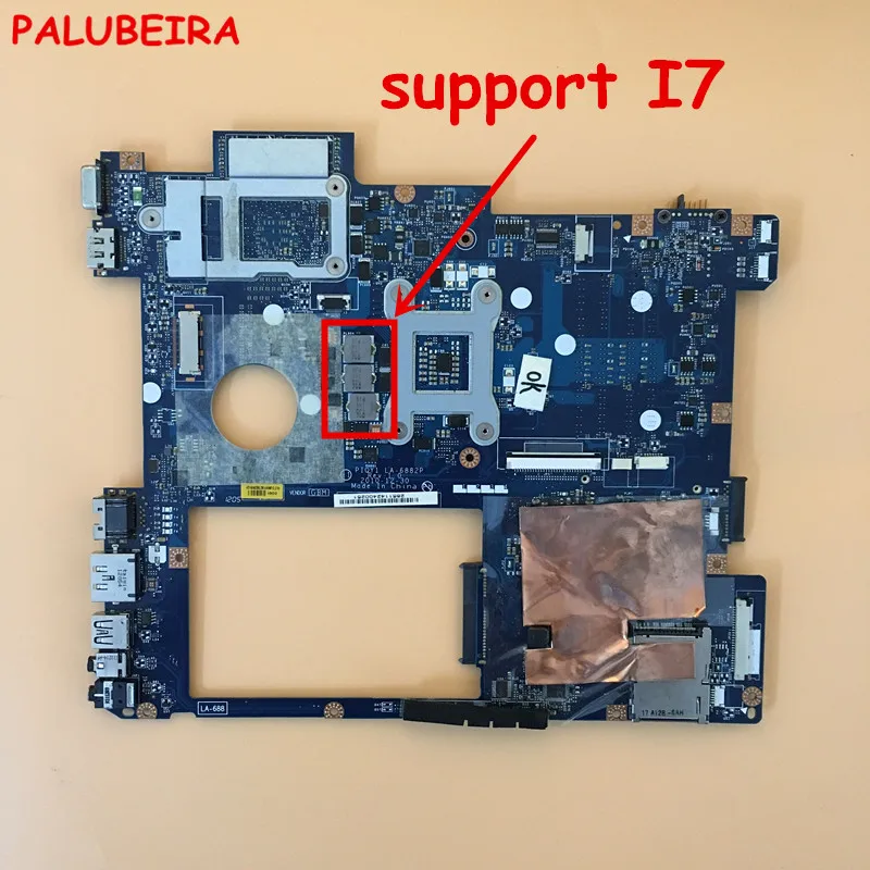 Материнская плата для ноутбуков gonbeira Lenovo Y570 HM65 материнская PIQY1 LA 6882P подходит