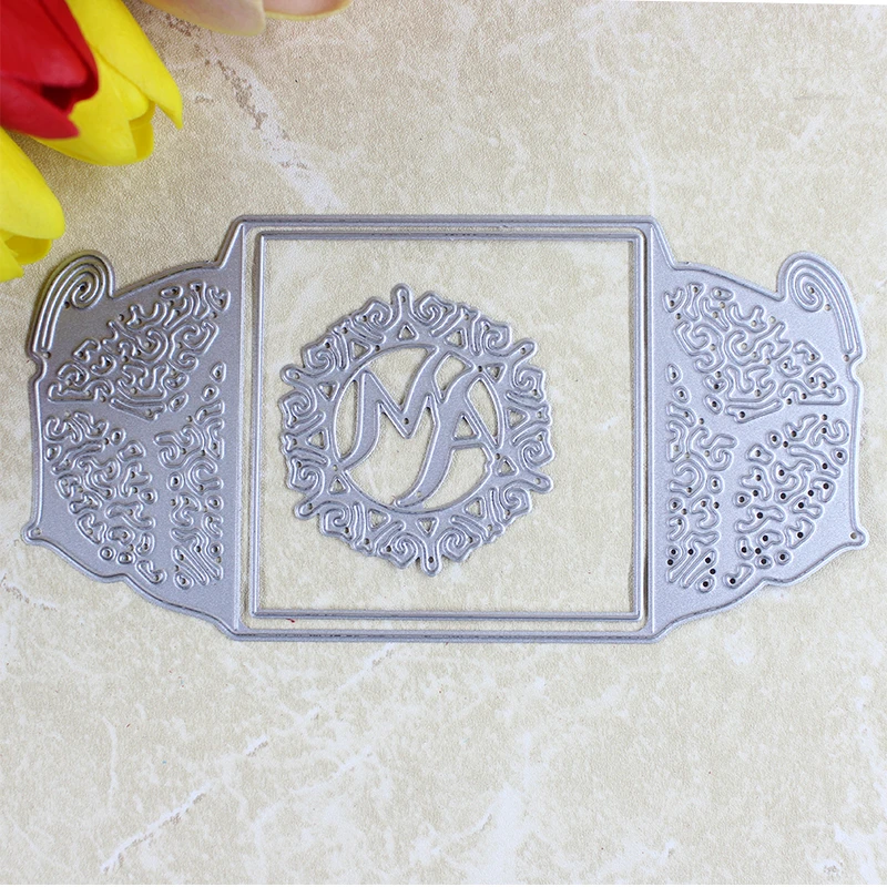 YINISE металлические режущие штампы с бабочкой конверт для трафареты скрапбукинга