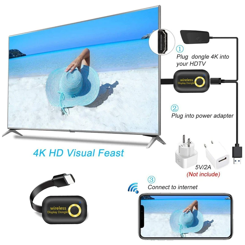 HDMI беспроводное то же устройство Sn 1080P поддерживает для ios Multi интерактивное HD