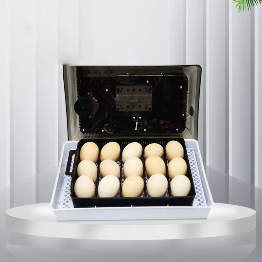 

Eggs Incubator Automatic Eggs Turner Hatching Poultry Chickens Tool US Plug