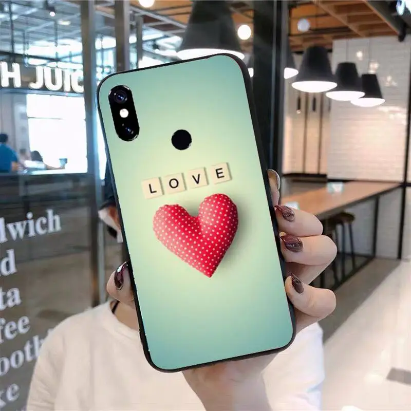

Love Heart Phone Case For Xiaomi Redmi 7 8 9t 9se k20 mi8 max3 lite 9 note 9s 10 pro