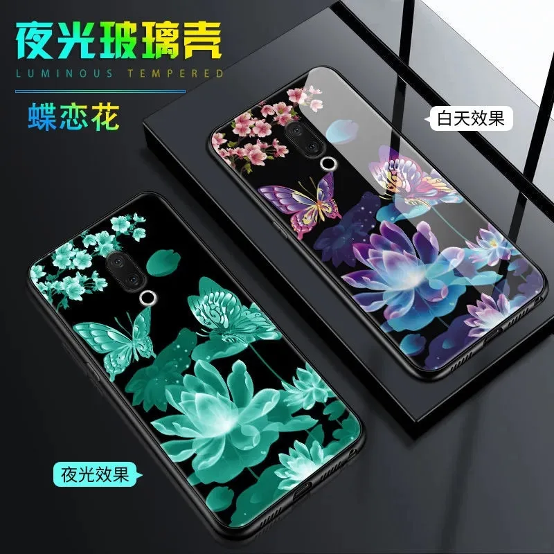 Чехол-накладка для Meizu M5 M6 Note 8 9 16 16X 16XS 16th Plus 16T 16S Pro из закаленного стекла