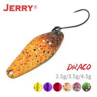 jerry draco ul freshwater metal spoon fishing lure jigging baits 2 5g3 5g4 5g artificial spinner hard baits for trout bass