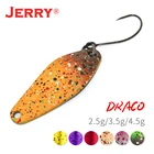 Jerry Драко UL пресноводный металлическая блесна, приманка рыболовные приманки отсадочные приманки 2.5g3.5g4.5g искусственный блесна жесткая приманка для ловли форели бас-гитара
