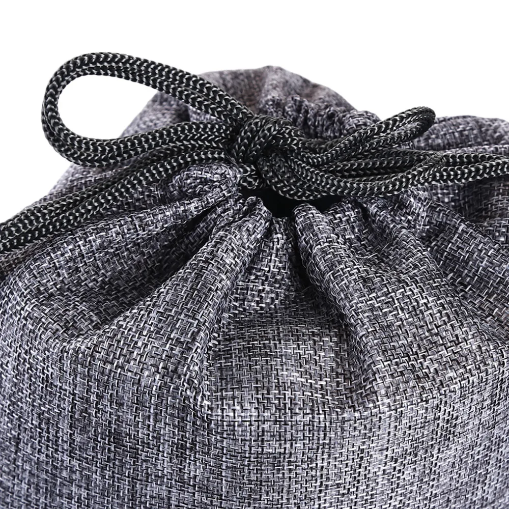 

Creative Travel Accessories Drawstring Shoes Bags Women Men Linen Dustproof Cover Shoes Organizer Travel Cosmetic Pouch Portable