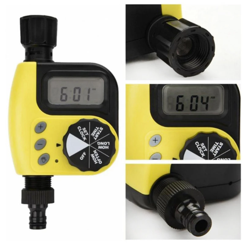 

Garden Watering Time Ball Valve Automatic Electronic Water Timer Home Garden Irrigation Timer Controller System