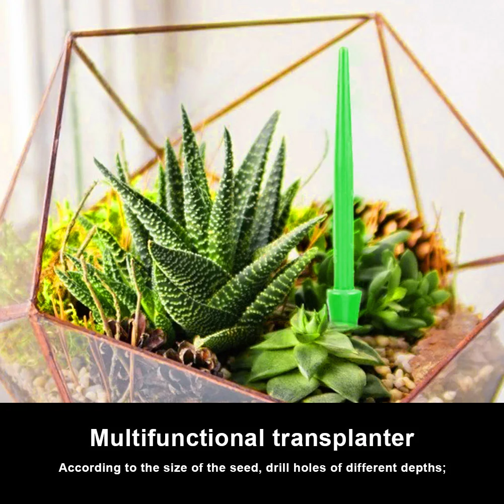 

2pcs Transplanting Seedling Tool Garden Succulent Bonsai Drilling Plant Set