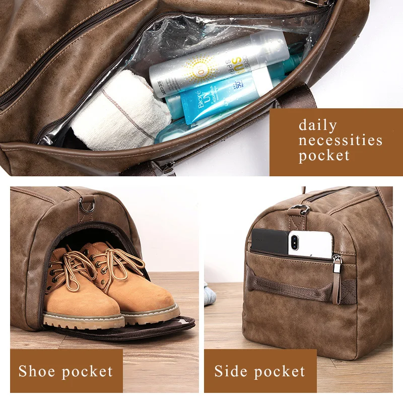 Высококачественная сумка-рюкзак с ручками для мужчин Дорожная Спортивная Сумка