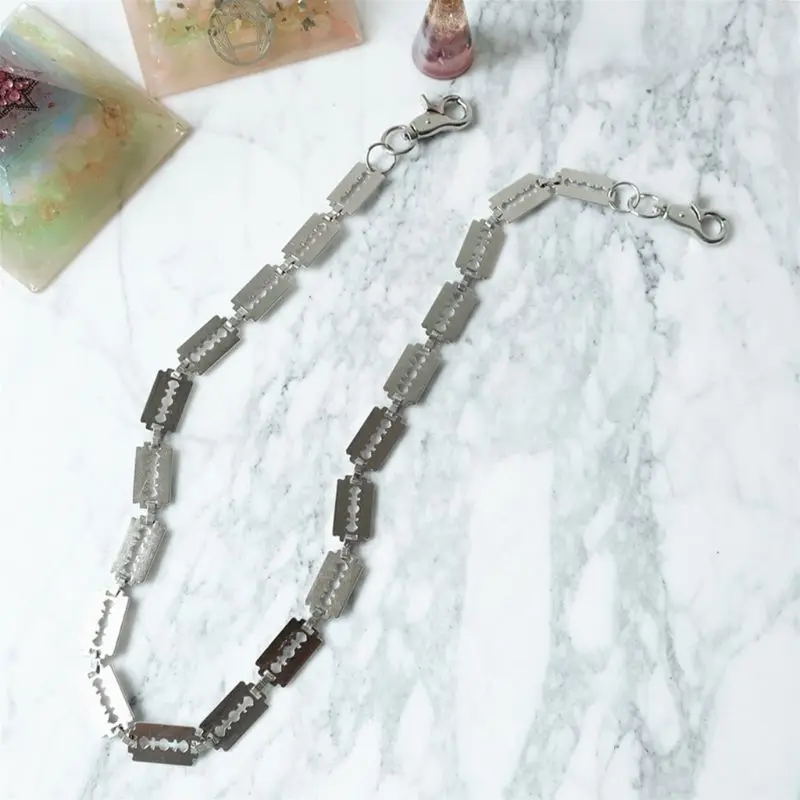 Модные брюки цепь панк ретро новая мужская и женская форма лезвия Талия