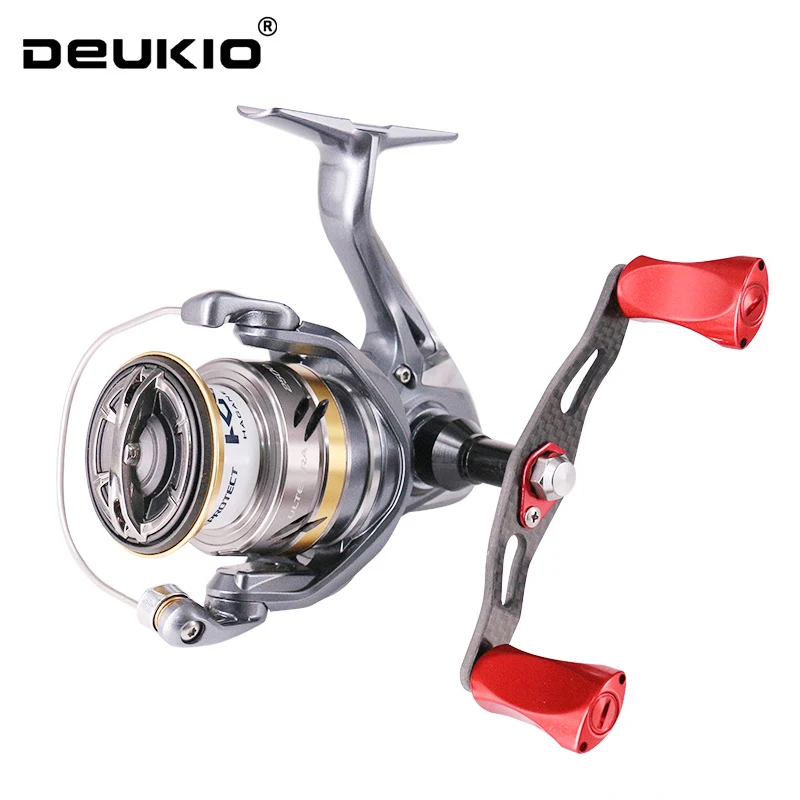 

Металлическая ручка катушки Deukio, сверхлегкая углеродная ручка для спиннинга