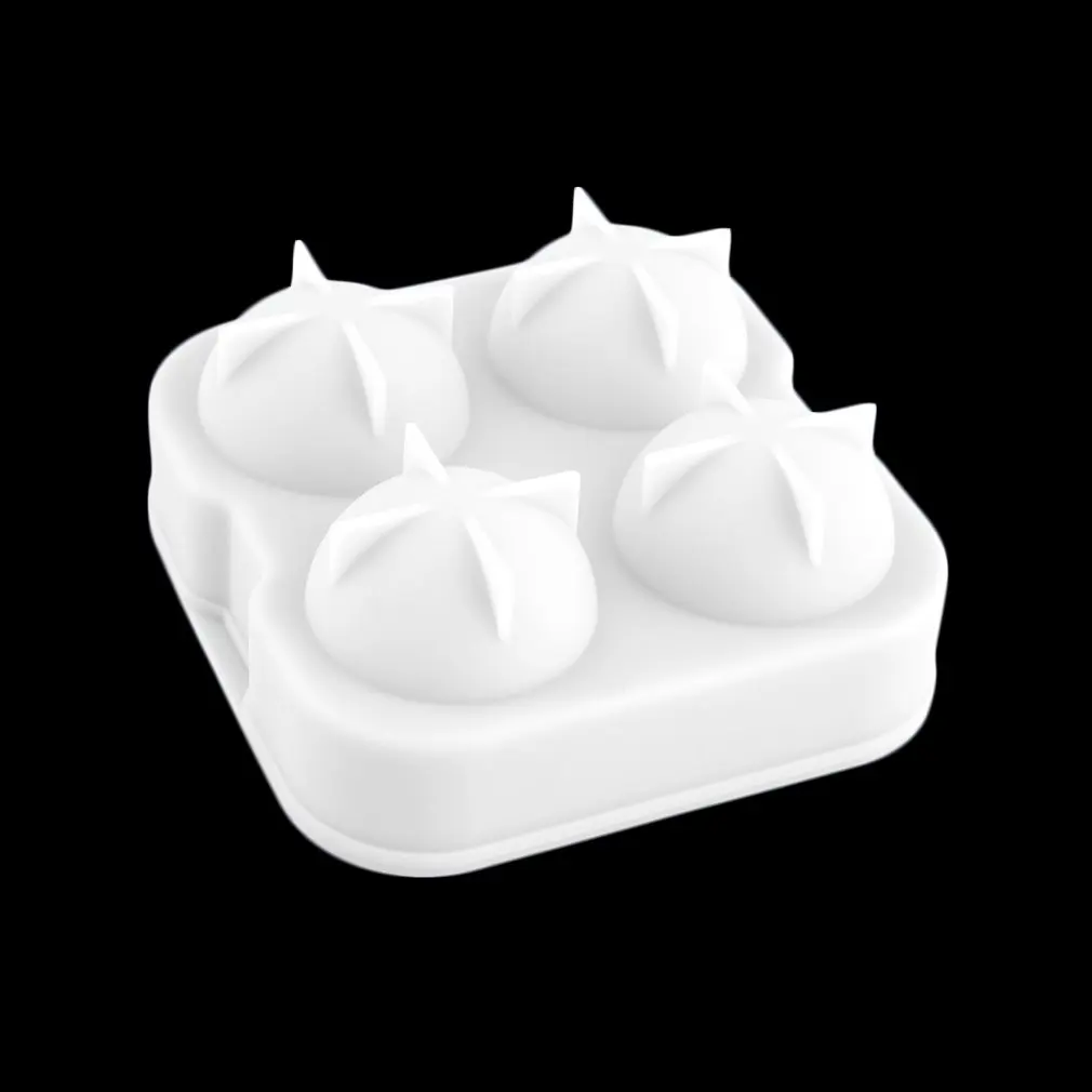 Круглая формочка из силикона ледовые шарики чайник лоток четыре большие