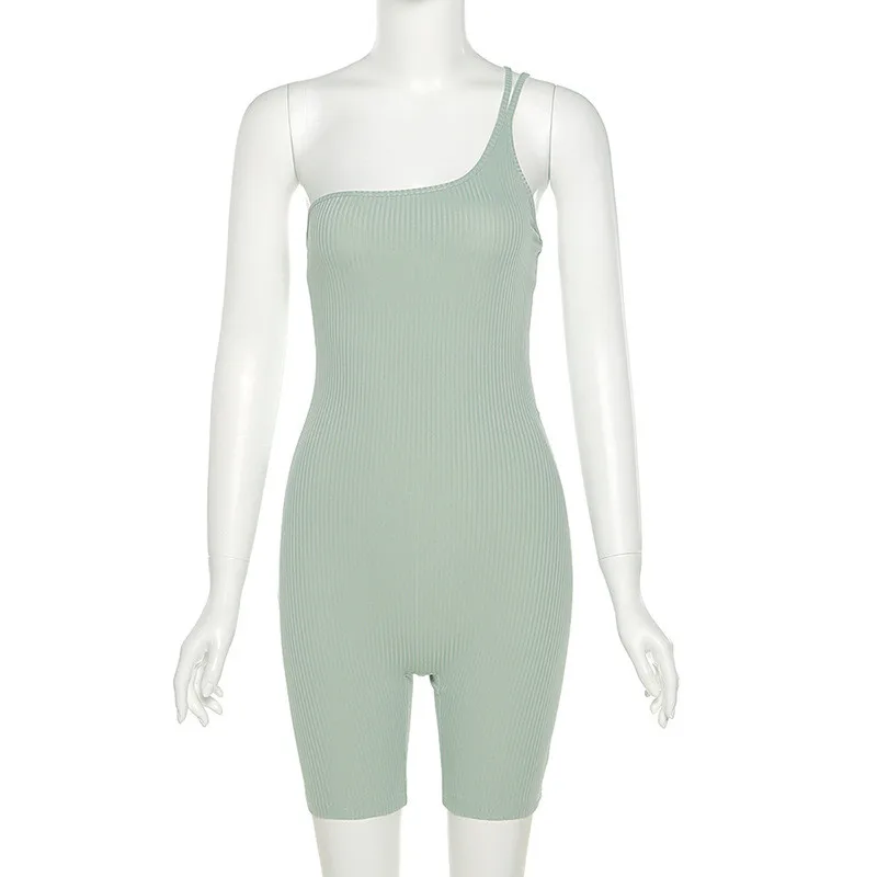

Summer Casual Playsuit Women Rompers Sexy Backless Sleeveless Solid Jumpsuits Women Skinny Fashion Playsuits Female Jumpsuit