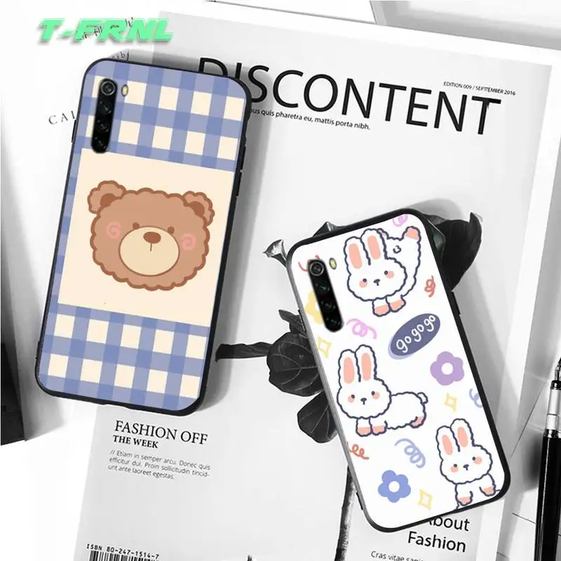 

Original Bear Soft Case Coque Fundas Etui for Xiaomi note max mi 7 8 9se Redmi 7 7a 8 8t 9 10 Pro Lite Cases Cover