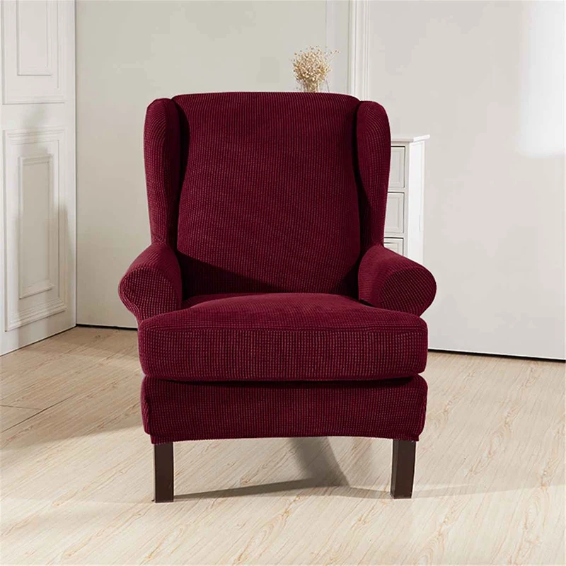 Wingback наклонная рука King Back эластичные чехлы на кресла кресло крыло диван задняя