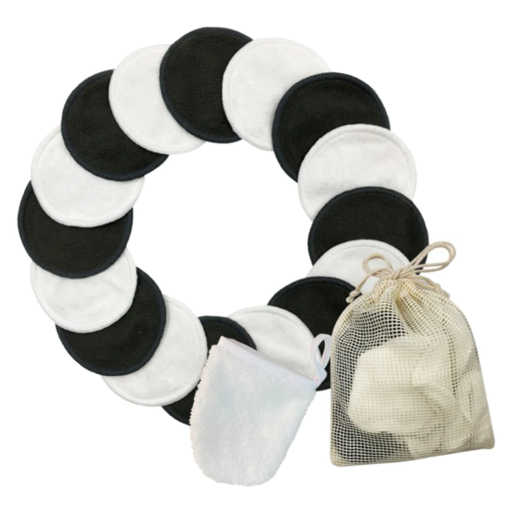 

Make-up Removal Pads Washable, Reusable Cotton Pads With Laundry Bag, Make-up