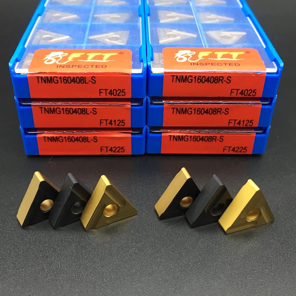 Фото 10PCS TNMG160408R-S FT4225 External Turning Tool Carbide Insert Lathe Cutter CNC Machine Parts Lathe tools Machining steel parts 10PCS TNMG160408R-S FT4225 External Turning Tool Carbide Insert Lathe Cutter CNC Machine Parts Lathe tools Machining steel parts