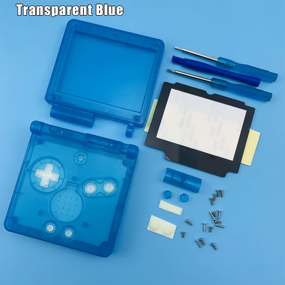 Защитный чехол GameBoy Advance SP Classic прозрачный лимитированная серия сменный корпус