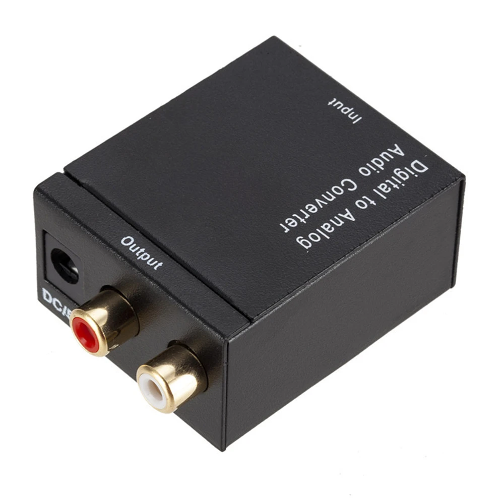 

Analog to Digital Audio Converter Amplifier Decoder Optical Coaxial RCA Toslink Audio Sound Adapter SPDIF Adaptor for TV