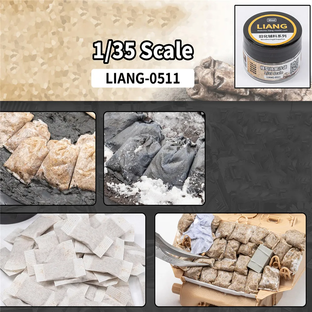 

Combination Silicone Particles Bag High Simulation Parts For 1/35 Scale Model War Game Scenery Layout DIY Accessories