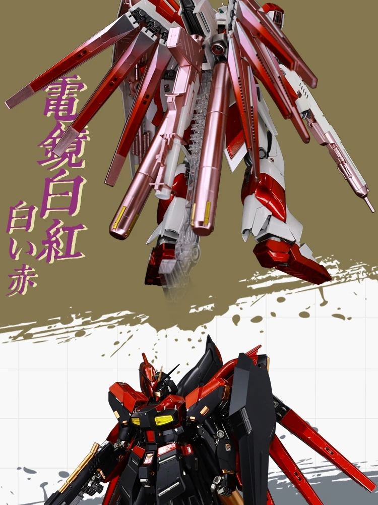 BANDAI MG 1/100 RX-93-V2 Hi-V-воина гундама панель с карточками модель Wandai металлический раскраска игрушки Фигурки