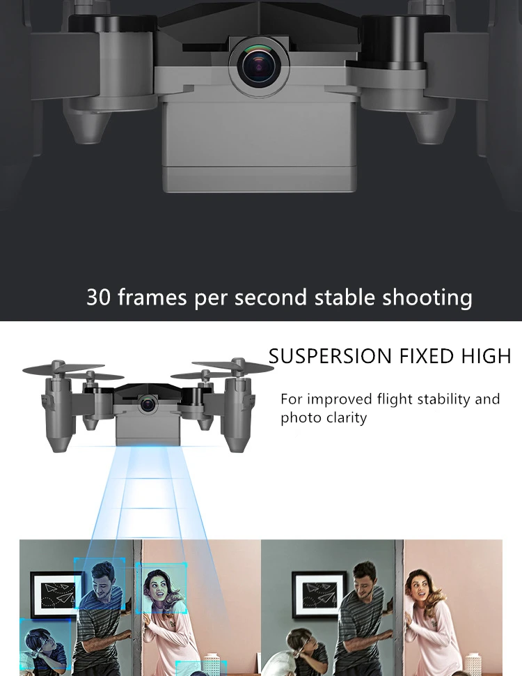 Мини-Дрон HD Квадрокоптер складной Дрон самолет FPV Wifi дроны, Радиоуправляемый вертолет селфи дроны детские игрушки подарок