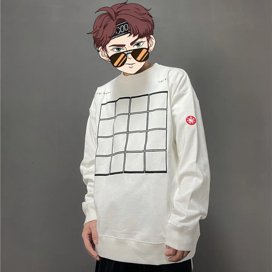

C.E CAVEMPT WINDOW CREW NECK Crewneck Men Woman Sweatshirts Cavempt Hoodies
