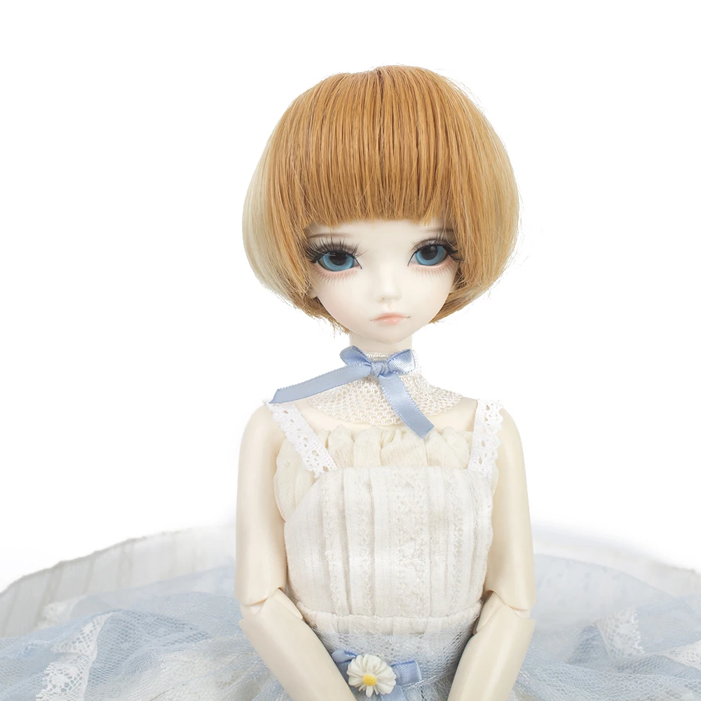 Парики из коротких волос с термостойкой проволокой цвета хаки коричневые