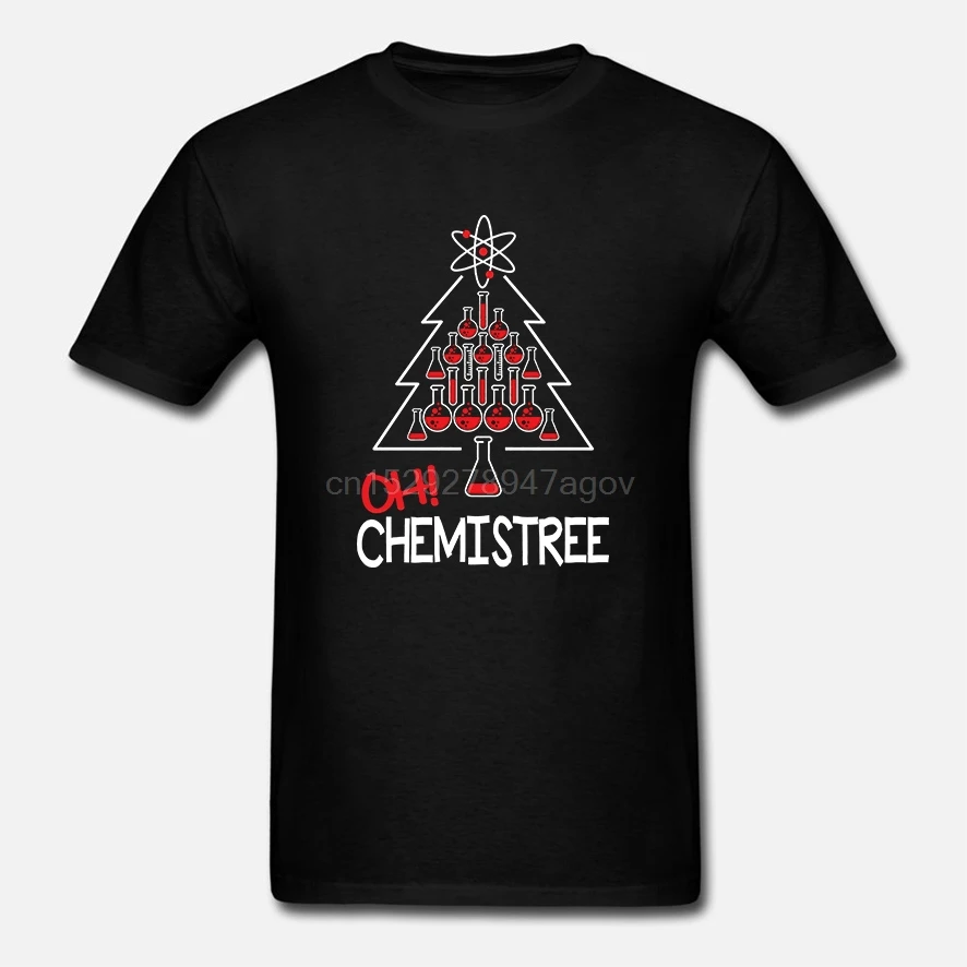 Рождественская футболка Oh Chemistree подарок для учителя летняя Новинка брендовая