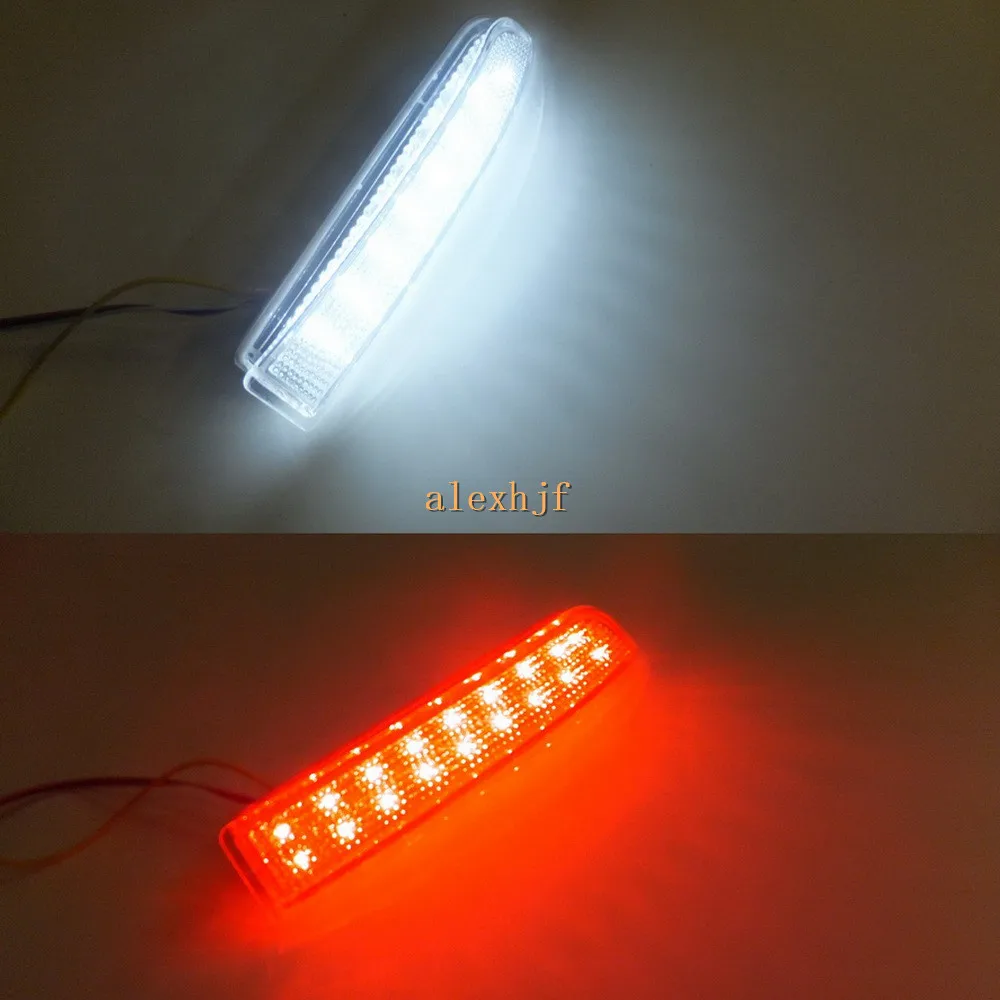 

July King 66LEDs White +Red Brake Lights case for Toyota RAV4 Previa Tarago Estima Ipsum Nadia Sprinter Carib Scion XD Wish etc.