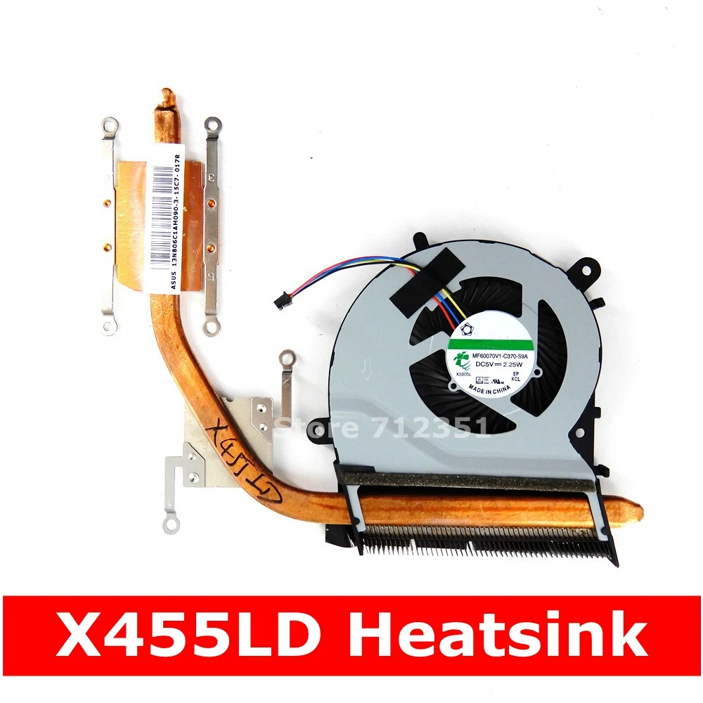 Радиатор X455LD для процессора ASUS A455 A455L K455L X455LJ Y483L|Кулеры и системы охлаждения
