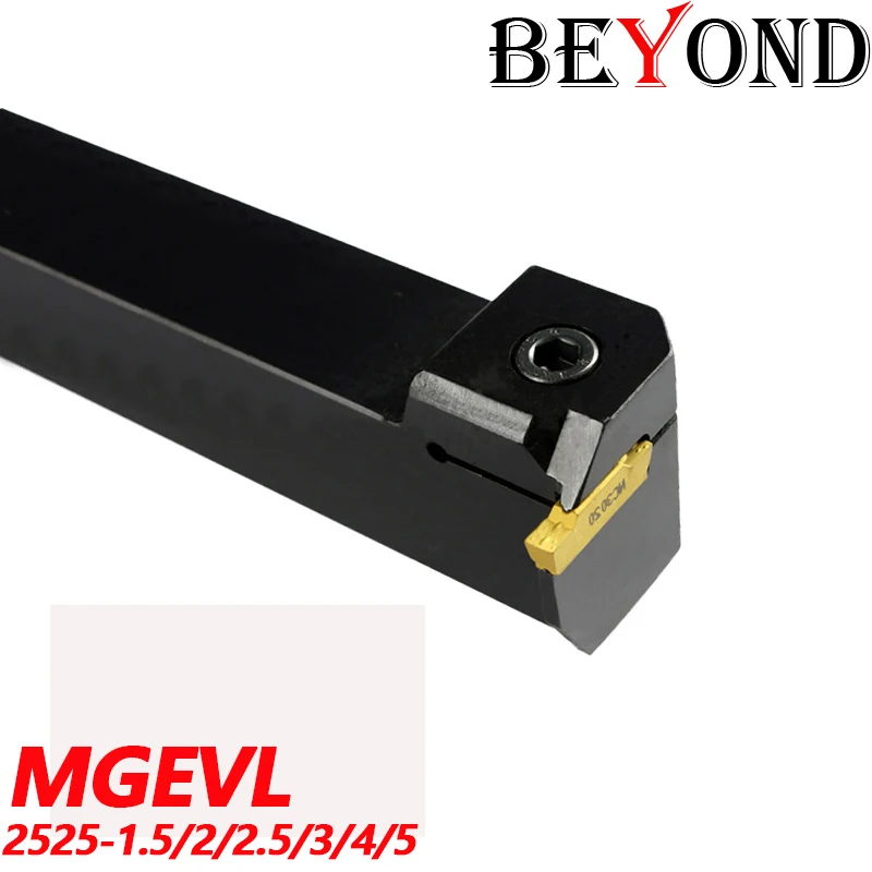 

BEYOND MGEVL2525-1.5/2/2.5/3/4/5 Threading Turning Tool Holder Insert Cemented Carbide Blade Used For Cutting Factory Outlet