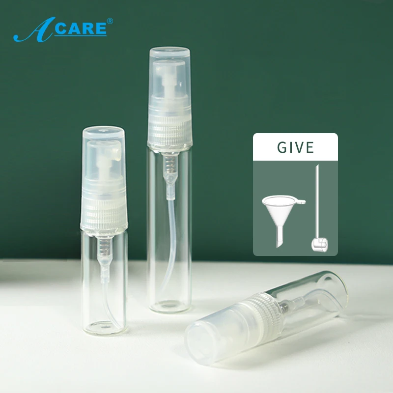 

3ml/5ml Empty Perfume Bottle Mini Container Refillable Portable Sample Perfume Bottles Travel Spray Atomizer