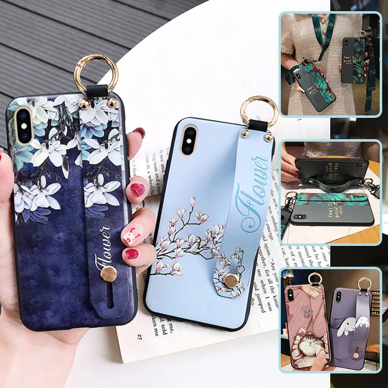 Чехол с вырезом авокадо для Huawei P20 P30 P40 Pro Lite чехол ремешком на запястье|Бамперы| |