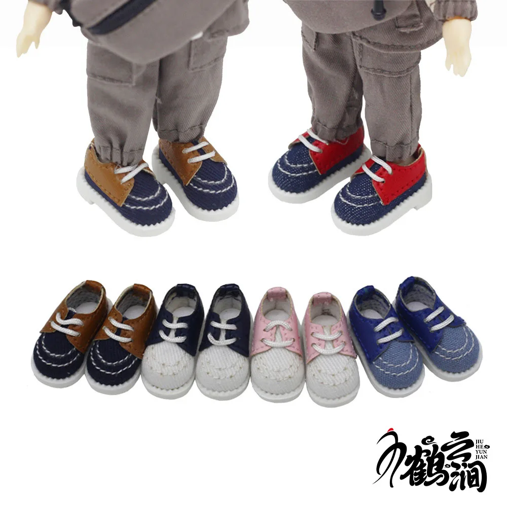 

Ob11 12 Point BJD Shoes Ob Plain Sports and Leisure Shoes Color Matching New DOD Shoes