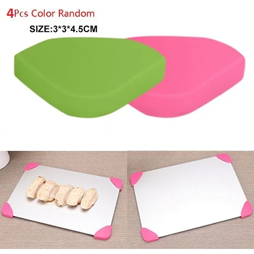 4 Pcs 1 шт. быстрая разморозка Разделочные Блоки поднос алюминиевая тарелка для разморозки волшебная кухня ресторан разморозка коврик для еды термальная разделочная доска - Цвет: 4 Pcs