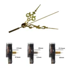 10 компл.лот 12888 солнцезащитные полые золотые стрелки шаговый механизм кварцевые настенные часы механизм для ремонта с фотографическим крючком