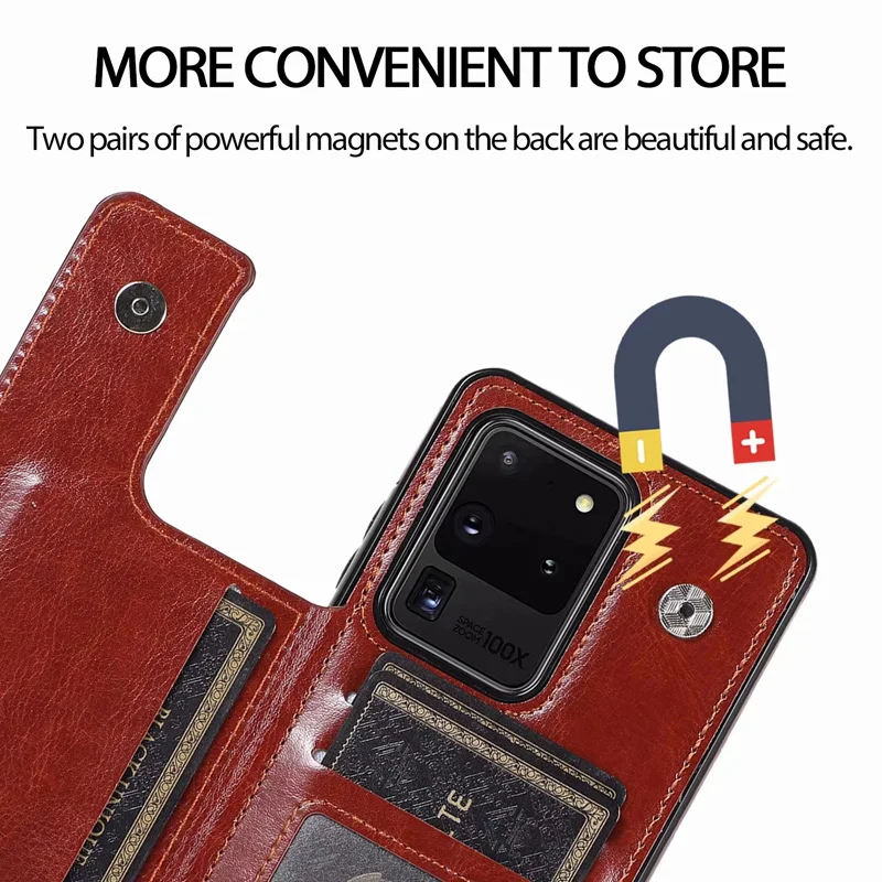 Чехол-кошелек для Samsung Galaxy A51 A71 S20 Plus Ultra S8 S9 S10 S10E Note 20 9 10 A30 A50 A70 кожаный - купить по