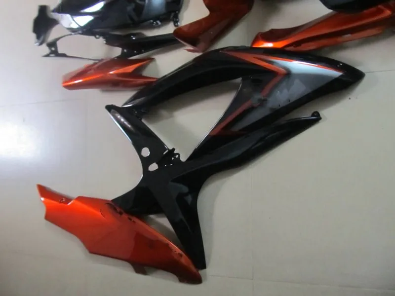 Injection Mold Fairing kit for GSXR600 750 K8 08 09 GSXR 600 GSXR750 2008 2009 ABS Red black Fairings set+Gifts SI08 | Автомобили и