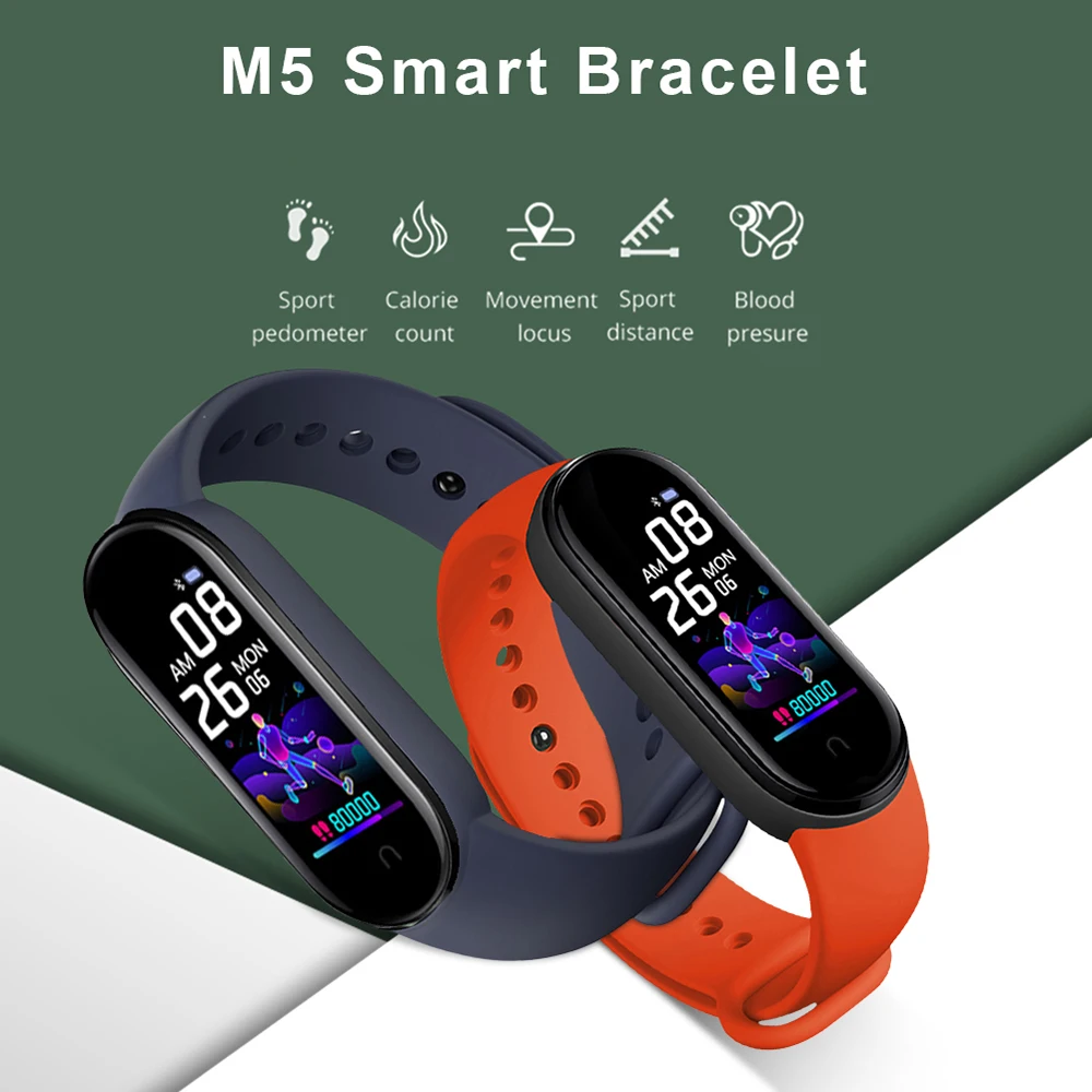 

Sport Smart Digital Watch for Women Men Compatible Bluetooth Call Reminder Message Push with Heart Rate Monitor Fitness Band