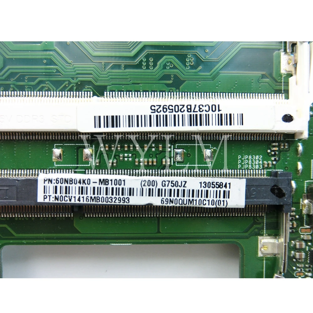 G750JZ с i7 4700HQ CPU 2D Материнская плата ASUS G750J G750JY материнская для ноутбука 60NB04J0 MB1030