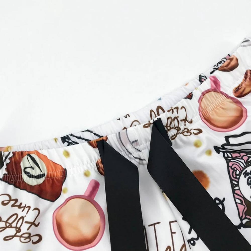 Женский спортивный костюм с цветочным принтом комплект из 2 предметов